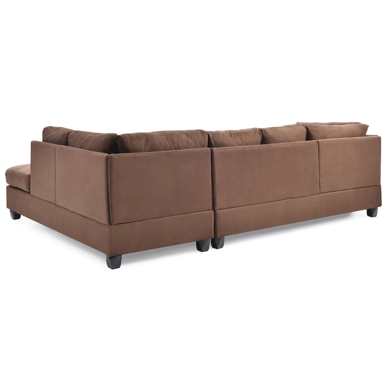 Gallant Microsuede Sectional Sofa