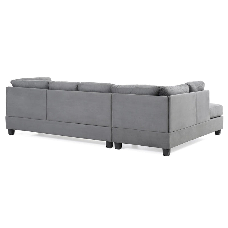 Gallant Microsuede Sectional Sofa