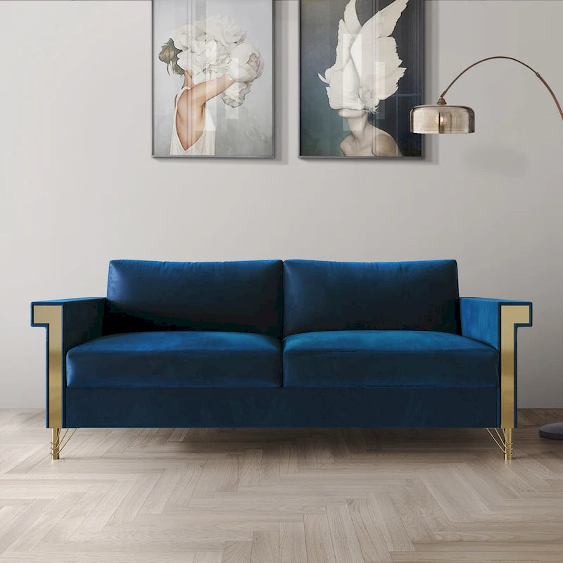 CraftPorch Luxurious Velvet Upholstered Sofa