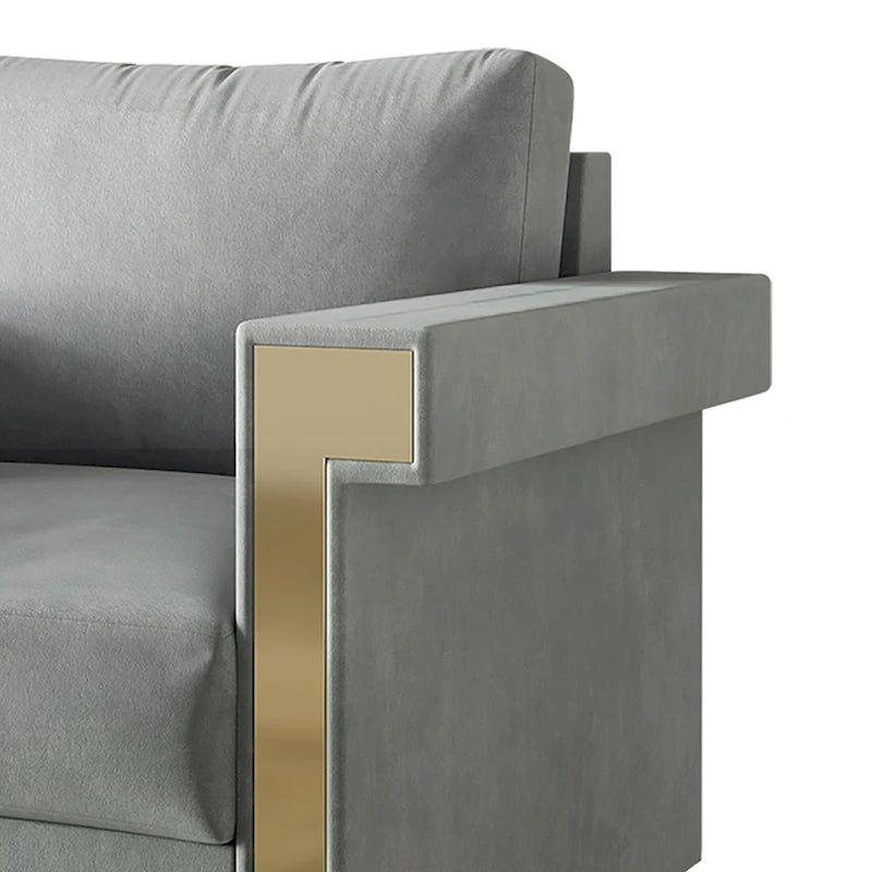 CraftPorch Luxurious Velvet Upholstered Sofa
