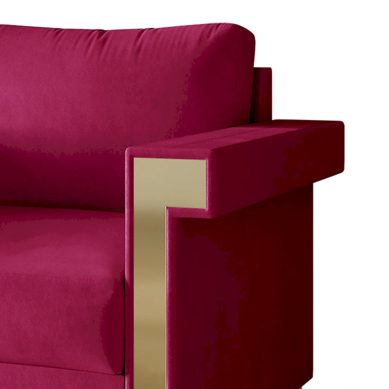 CraftPorch Luxurious Velvet Upholstered Sofa
