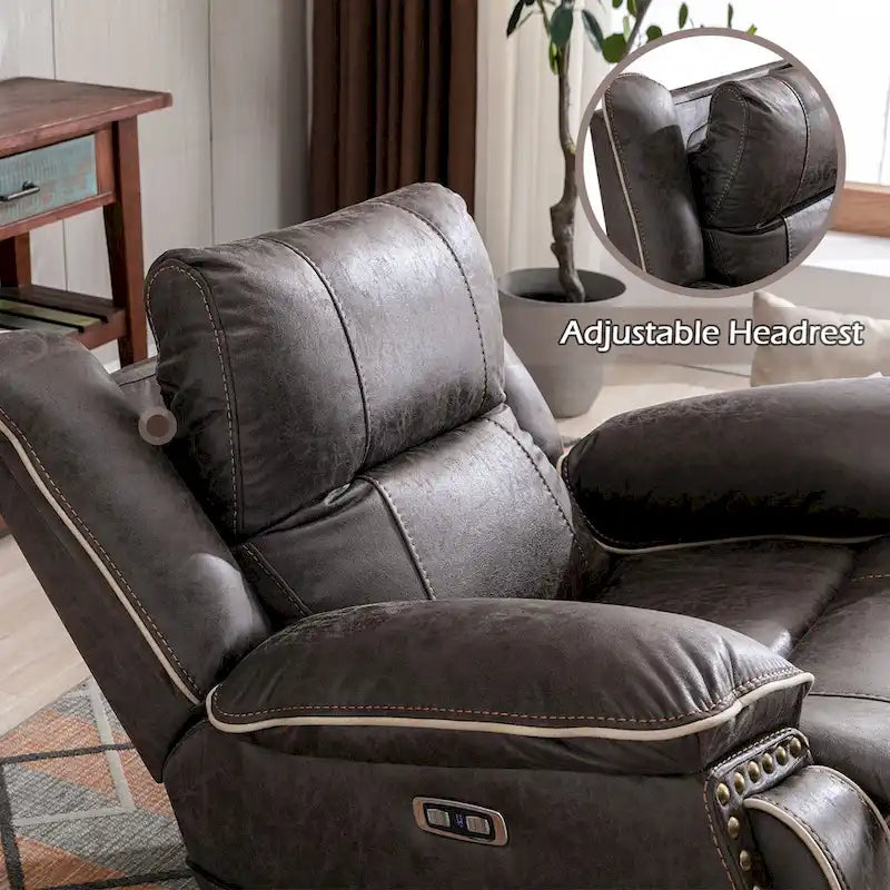 Power Lift comfortable chair with massage heating, cup holder and USB port