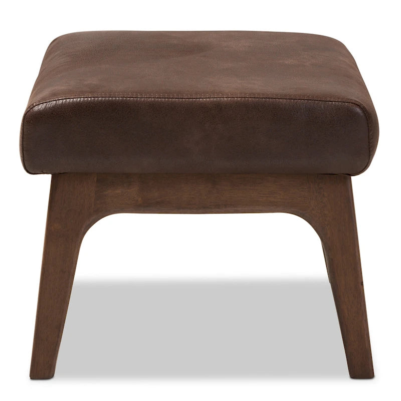 Mid-Century Ottoman by Baxton Studio