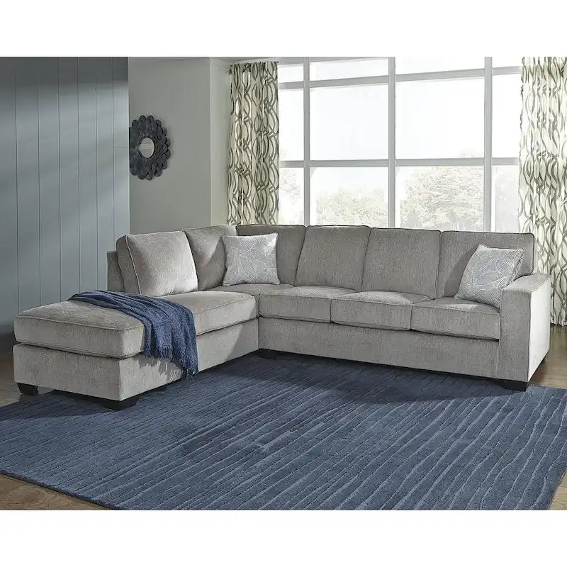 Signature Design by Ashley Altari 2-Piece Sectional with Chaise - 110 W x 90 D x 37 H