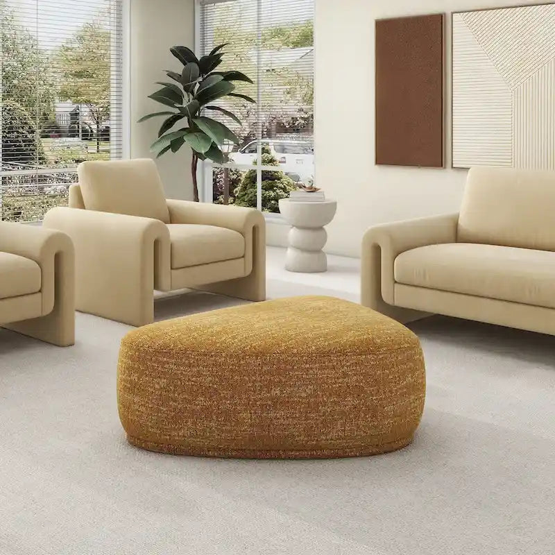 Pebble 44 Rounded Triangle Cocktail Ottoman
