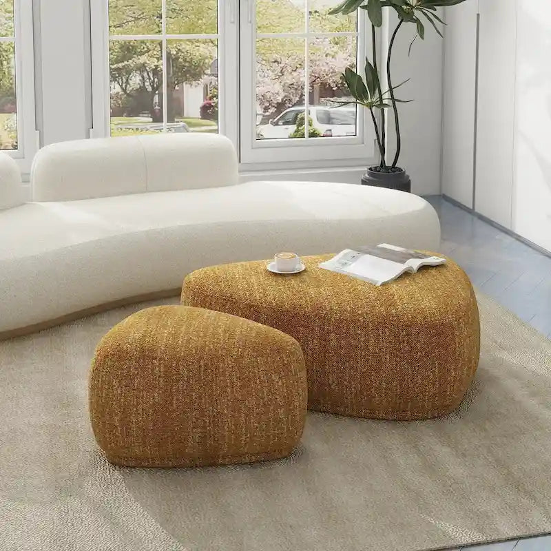 Pebble 44 Rounded Triangle Cocktail Ottoman