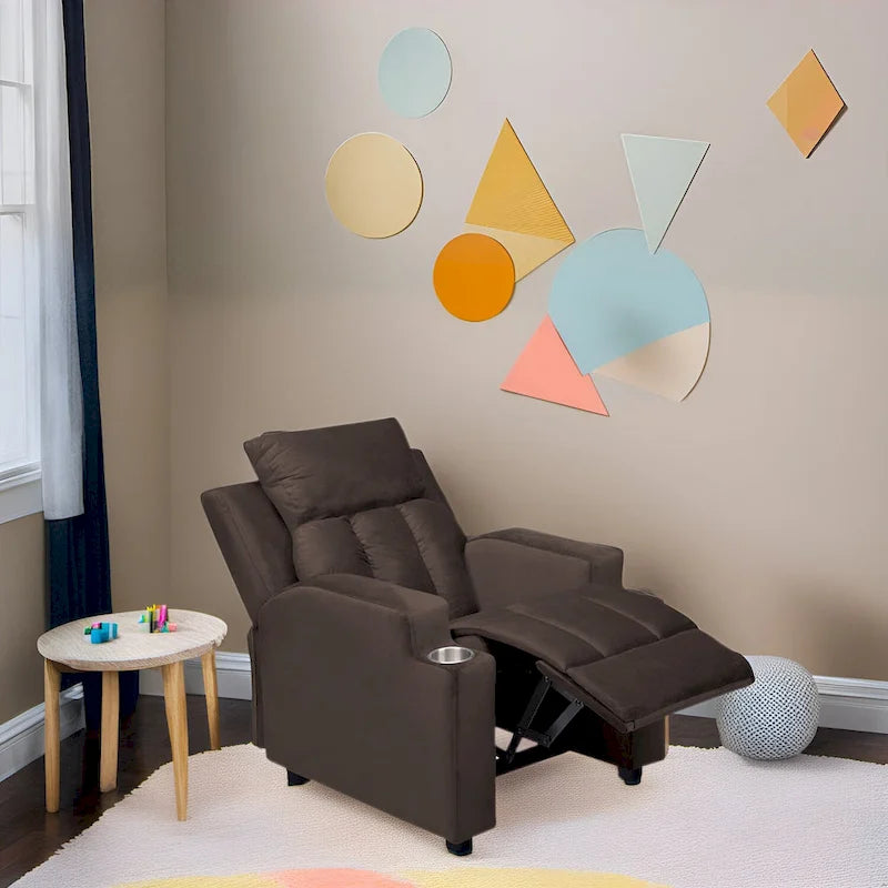 Magic Seats for Superheroes & Princesses, Super Deluxe Kids Recliner with Footrest, Headrest, 2 Cup Holders