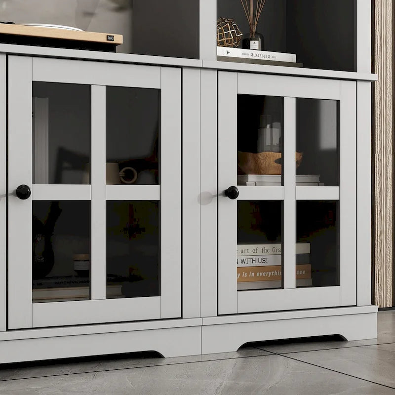 Wall Unit Entertainment Center Bookshelves TV Stand Display End Tables