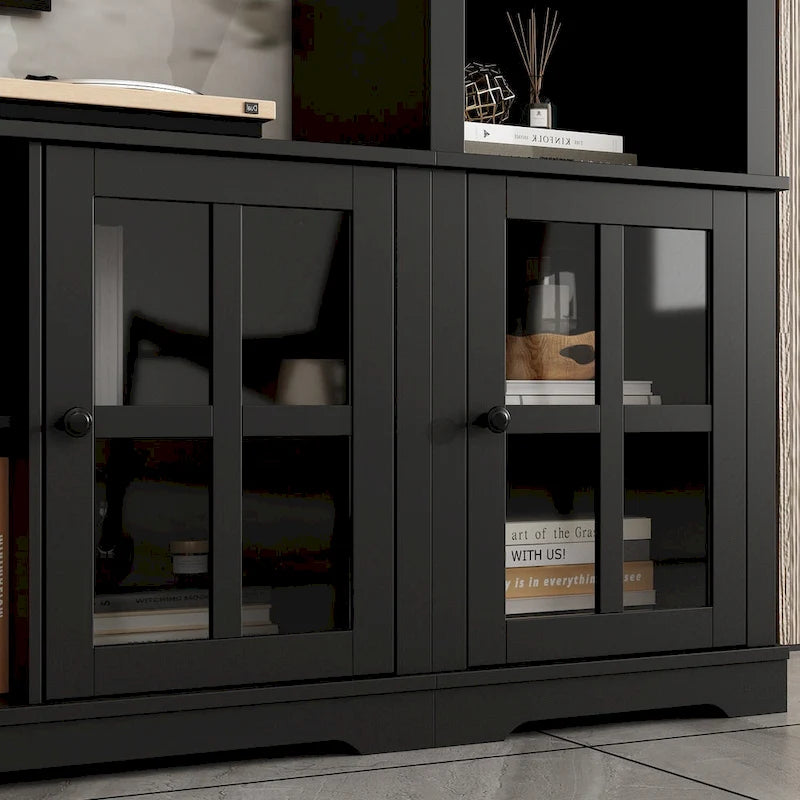 Wall Unit Entertainment Center Bookshelves TV Stand Display End Tables