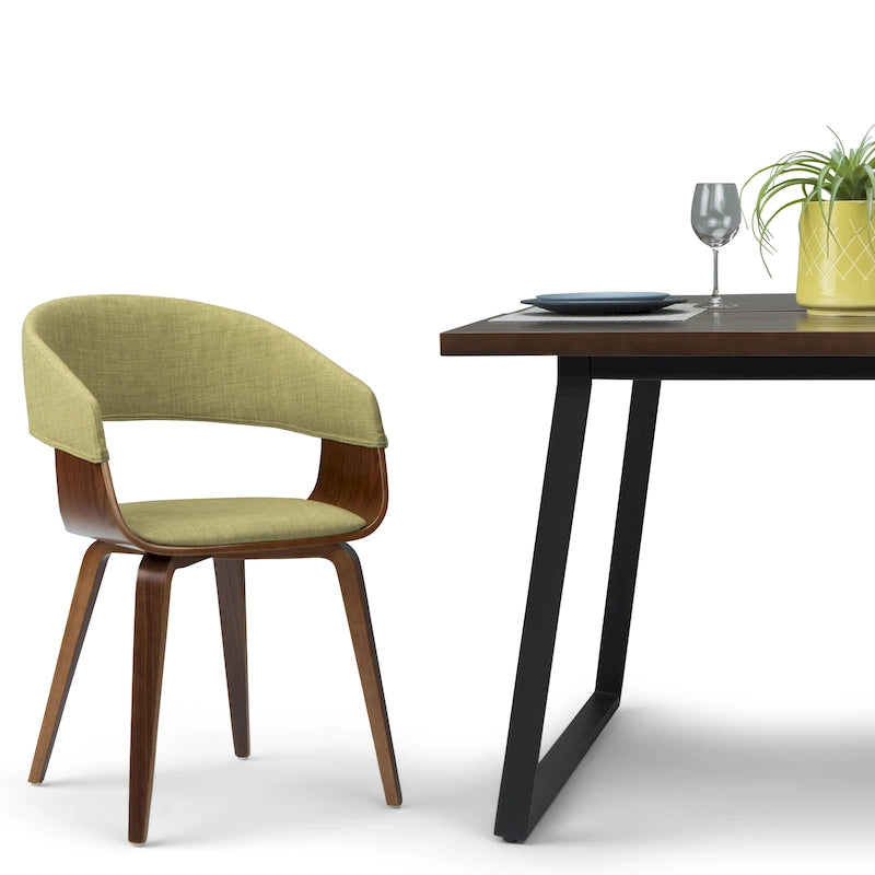 WYNDENHALL Calinda Mid Century Modern Bentwood Single Dining Chair - 20.5w x 21.7d x 30.9h