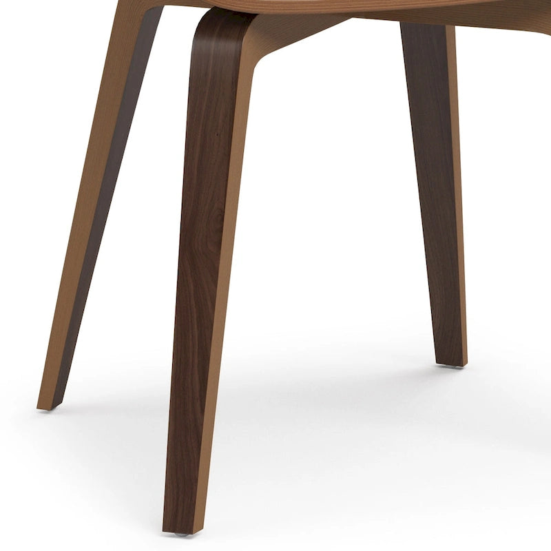 WYNDENHALL Calinda Mid Century Modern Bentwood Single Dining Chair - 20.5w x 21.7d x 30.9h