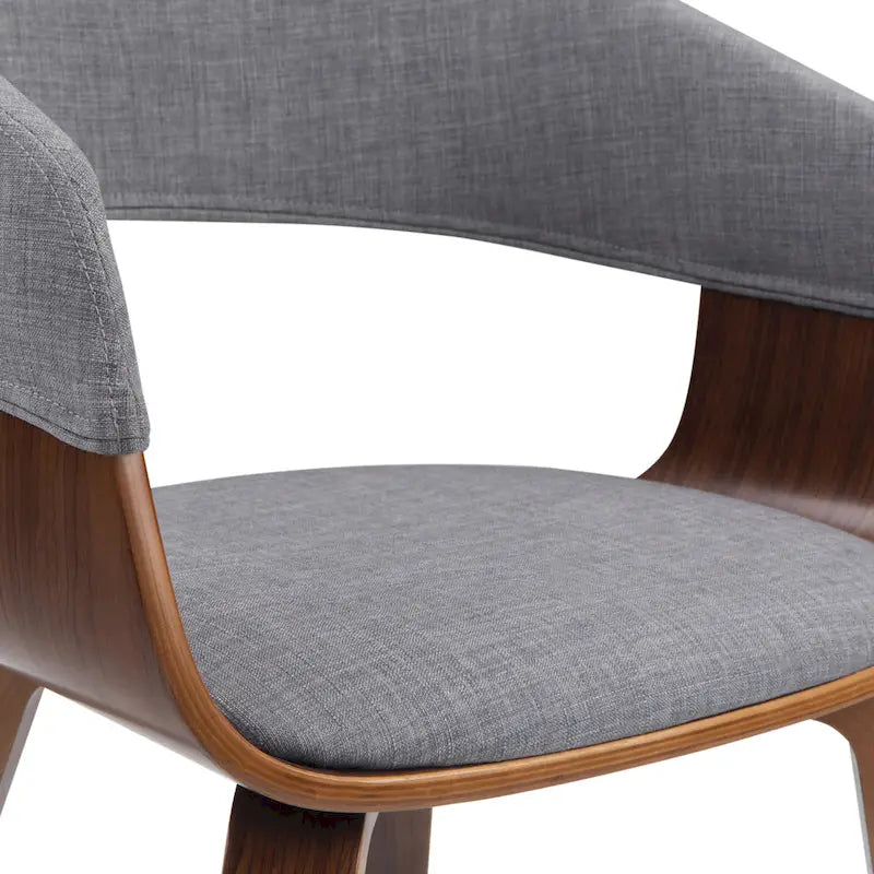 WYNDENHALL Calinda Mid Century Modern Bentwood Single Dining Chair - 20.5w x 21.7d x 30.9h