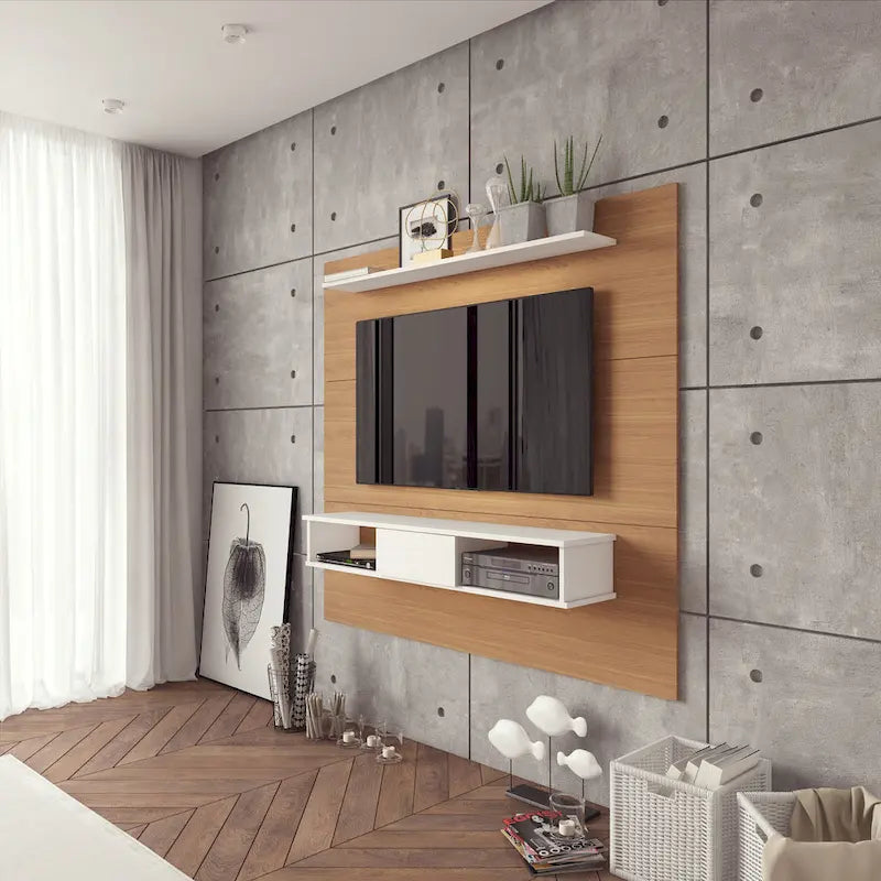 Midtown Concept 2-shelf Engineered Wood 70-inch TV Board for Flat Screens