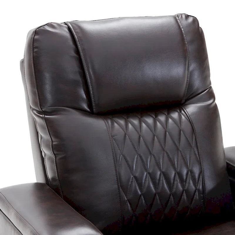 Nestfair Power Motion Recliner with 2 Cup Holders and 360 Swivel Tray Table
