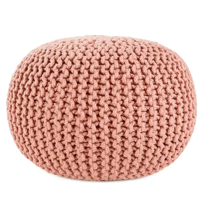 Asilah Indoor and Outdoor Round Pouf - 20X20X14