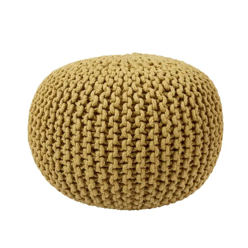 Asilah Indoor and Outdoor Round Pouf - 20X20X14