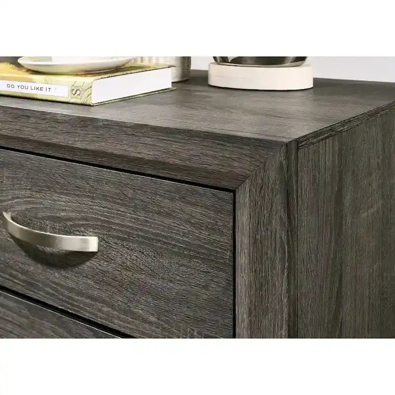 Roundhill Furniture Stout Panel Contemporary 5-piece Bedroom Set