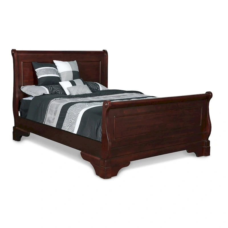 New Classic Furniture Rodgers Bordeaux Sleigh Bed