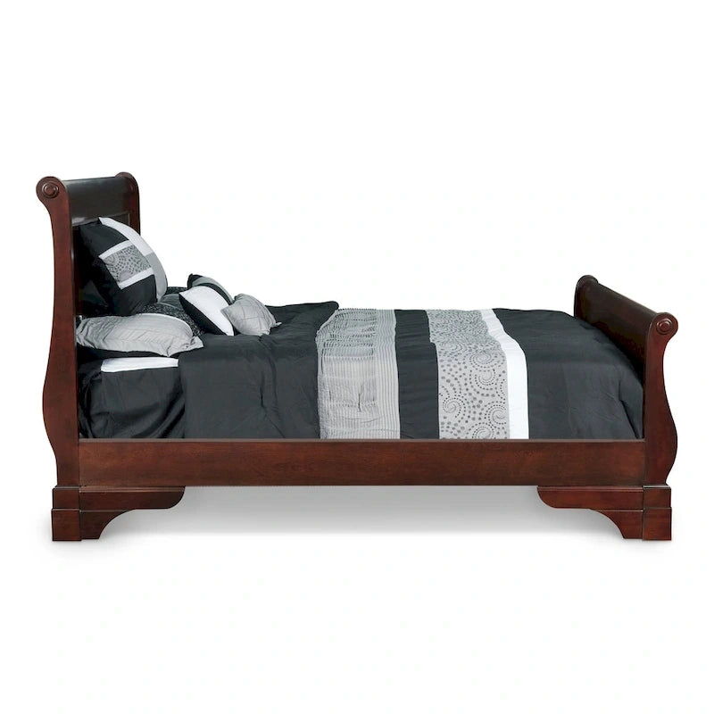 New Classic Furniture Rodgers Bordeaux Sleigh Bed