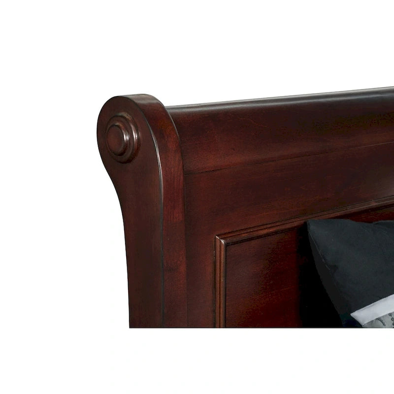 New Classic Furniture Rodgers Bordeaux Sleigh Bed