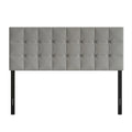CraftPorch Classic Button-Tufted Rectangle Upholstered Headboard