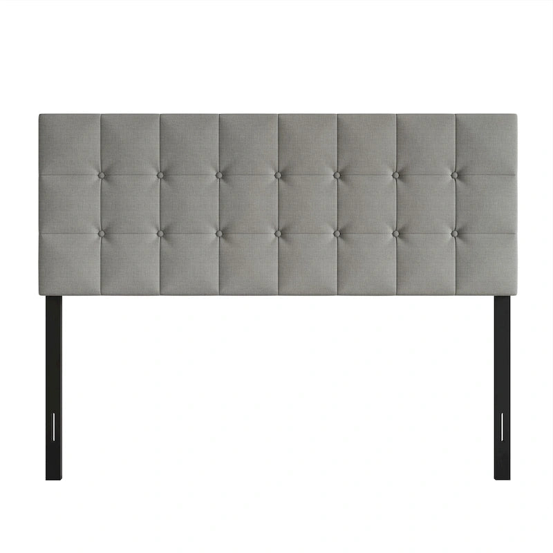 CraftPorch Classic Button-Tufted Rectangle Upholstered Headboard