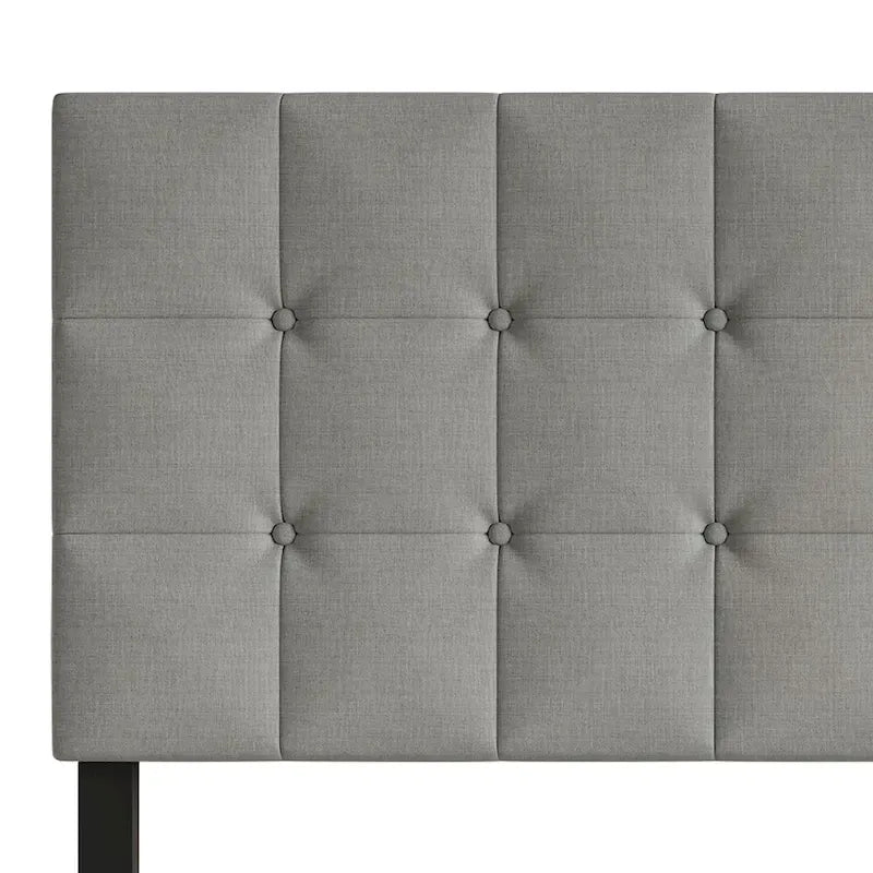 CraftPorch Classic Button-Tufted Rectangle Upholstered Headboard