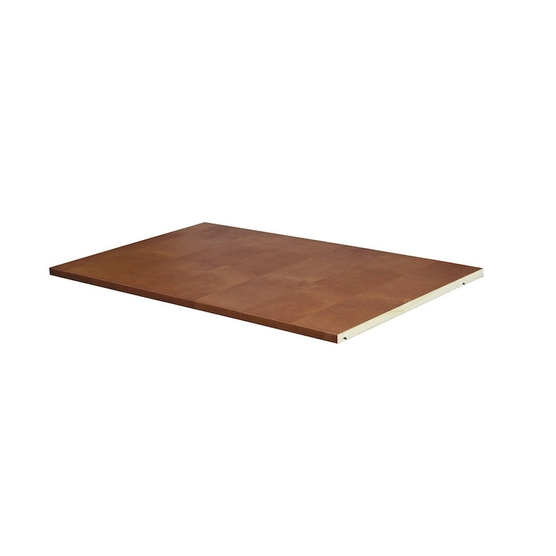 Palace Imports 100% Solid Wood Single Large Shelf for Kyle Wardrobe Armoires