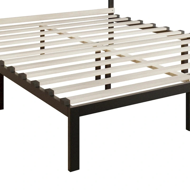 CraftPorch Elegance Velvet Button Tufted Upholstered Platform Bed