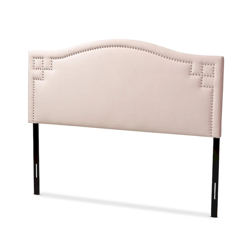 Copper Grove Oleshky Velvet Fabric Headboard