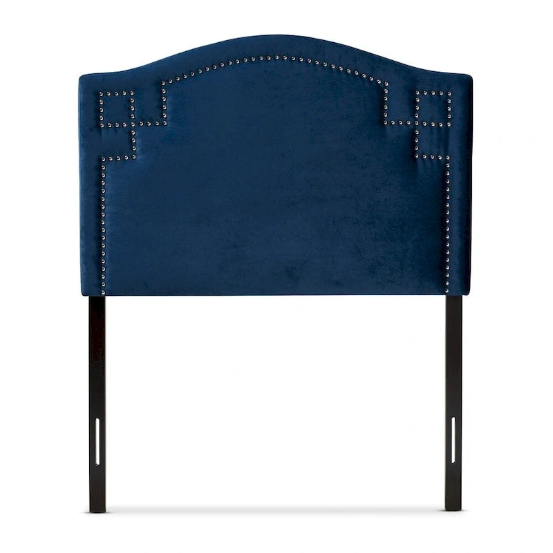 Copper Grove Oleshky Velvet Fabric Headboard