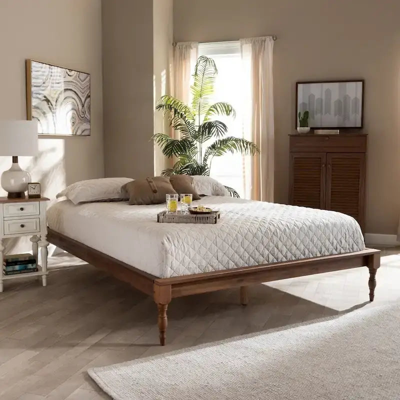 Copper Grove Crasnoe French-inspired Vintage Wood Bed Frame
