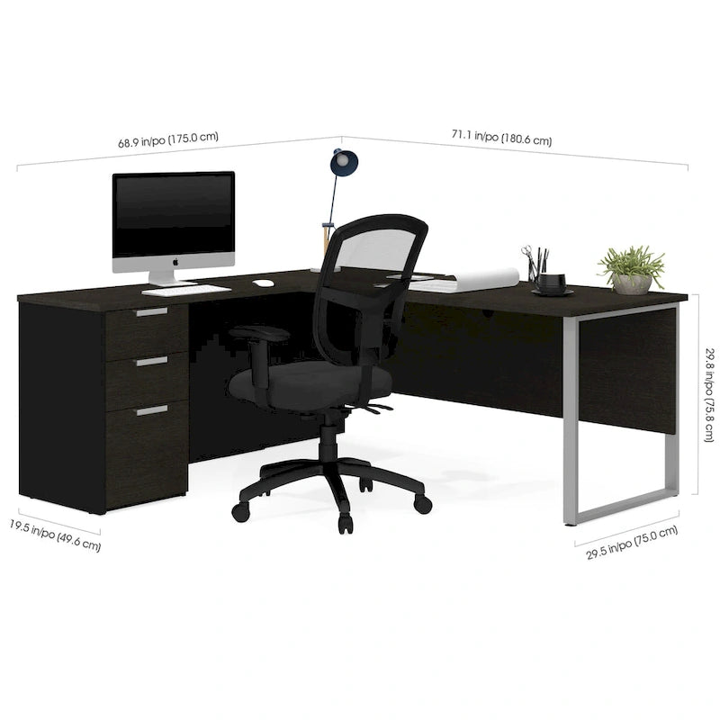 Bestar Pro-Concept Plus L-shaped Office Desk