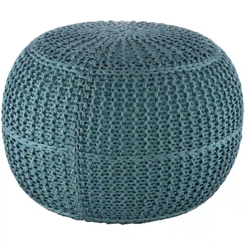 Artistic Weavers Cayson Indoor / Outdoor Knitted 20-inch Round Pouf