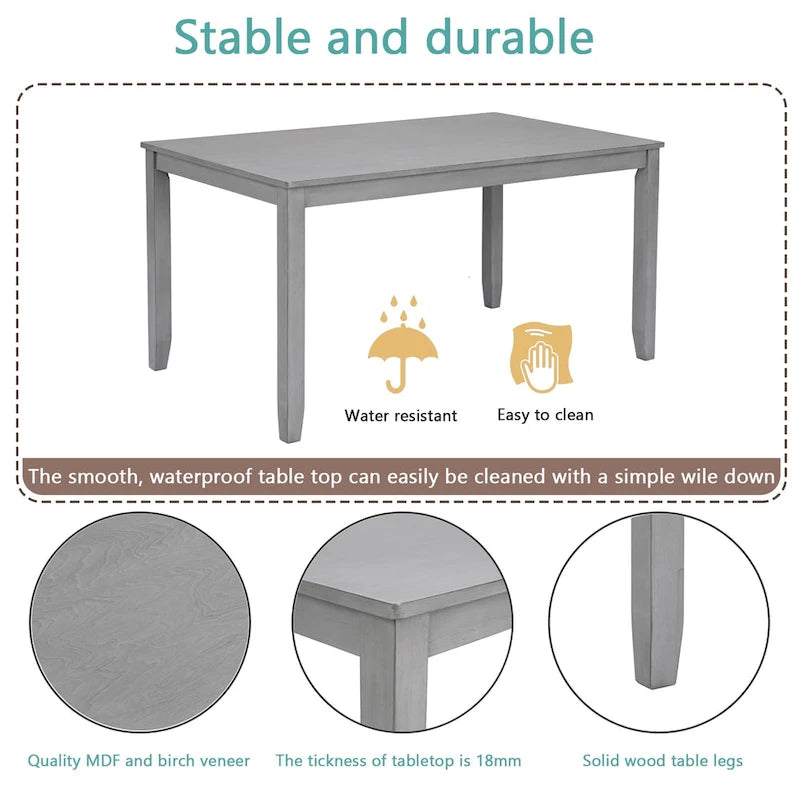 6 Piece Kitchen Dining Set