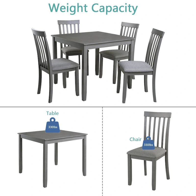 6 Piece Kitchen Dining Set
