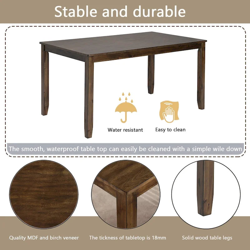 6 Piece Kitchen Dining Set