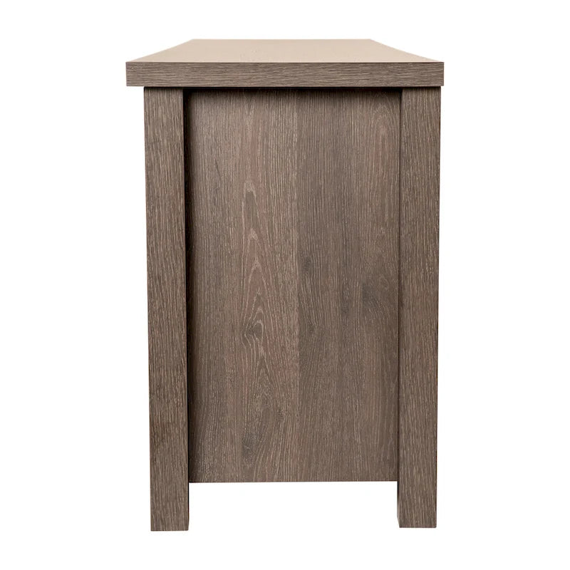 Classic TV Stand for up to 80 TVs-Glass Fronted Doors-Modern Finish - 65W x 16D x 23.625H