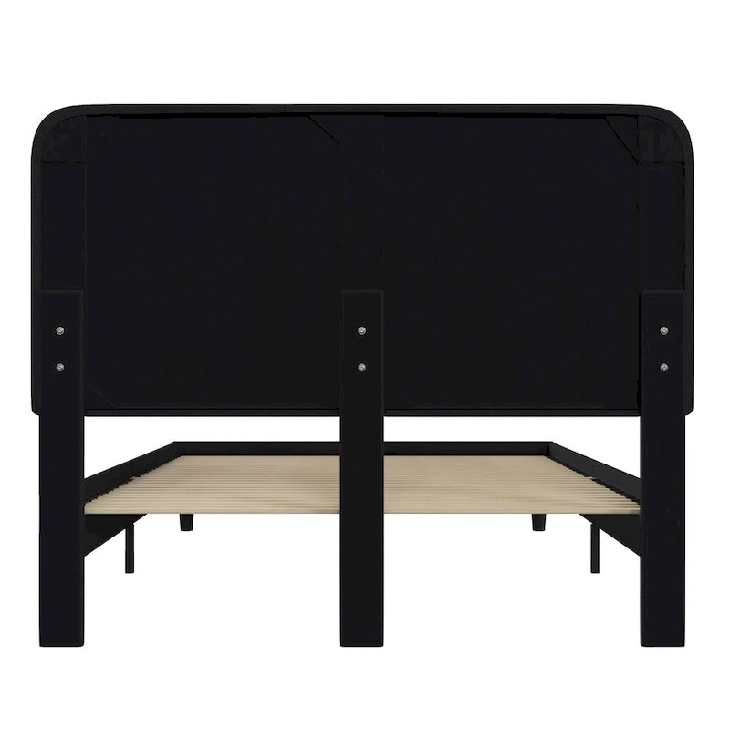 Upholstered Platform Bed with headboard
