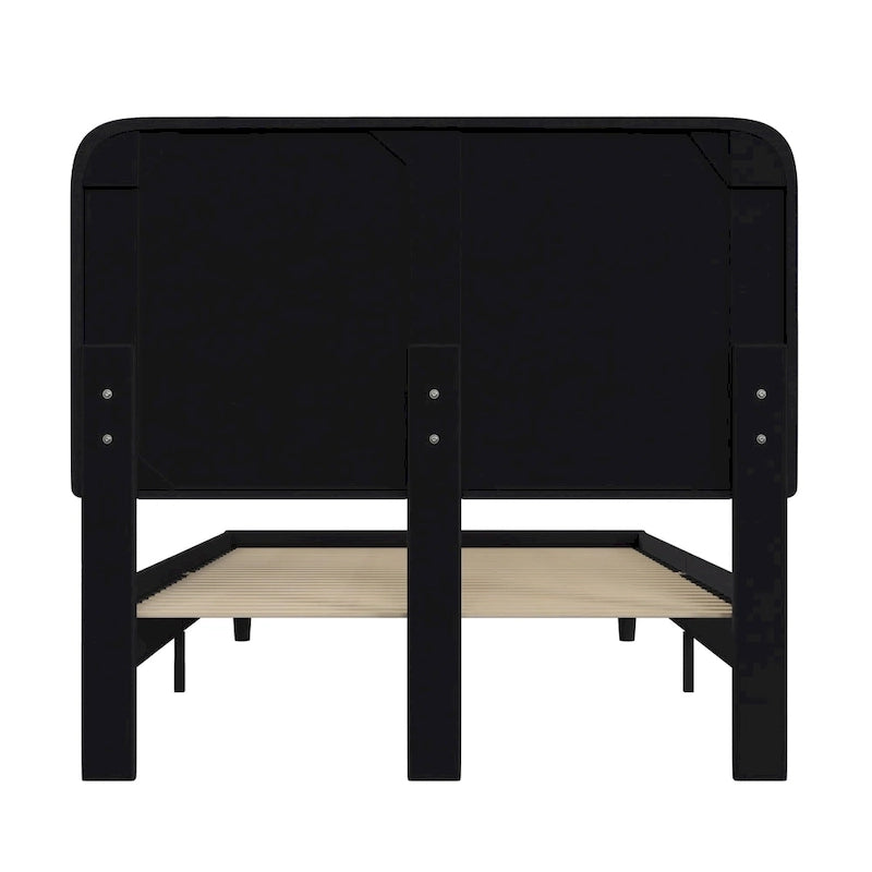 Upholstered Platform Bed with headboard
