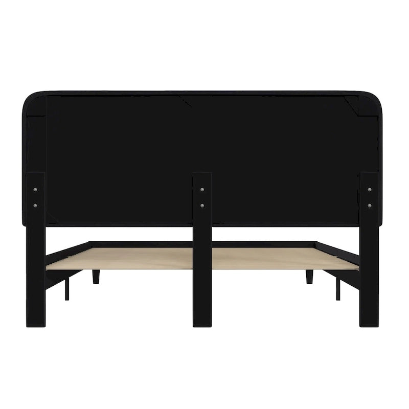 Upholstered Platform Bed with headboard