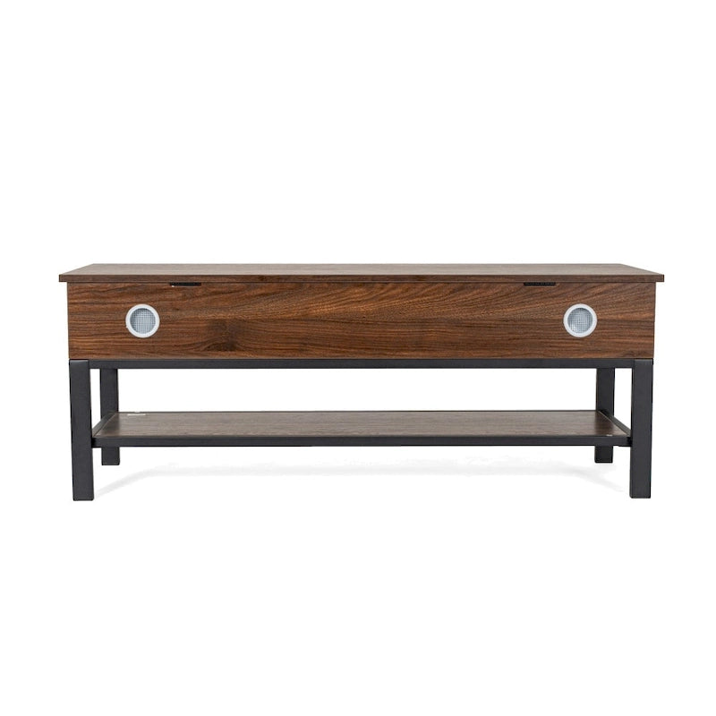 Modern Farmhouse Entryway Storage Bench with Lower Shelf Storage
