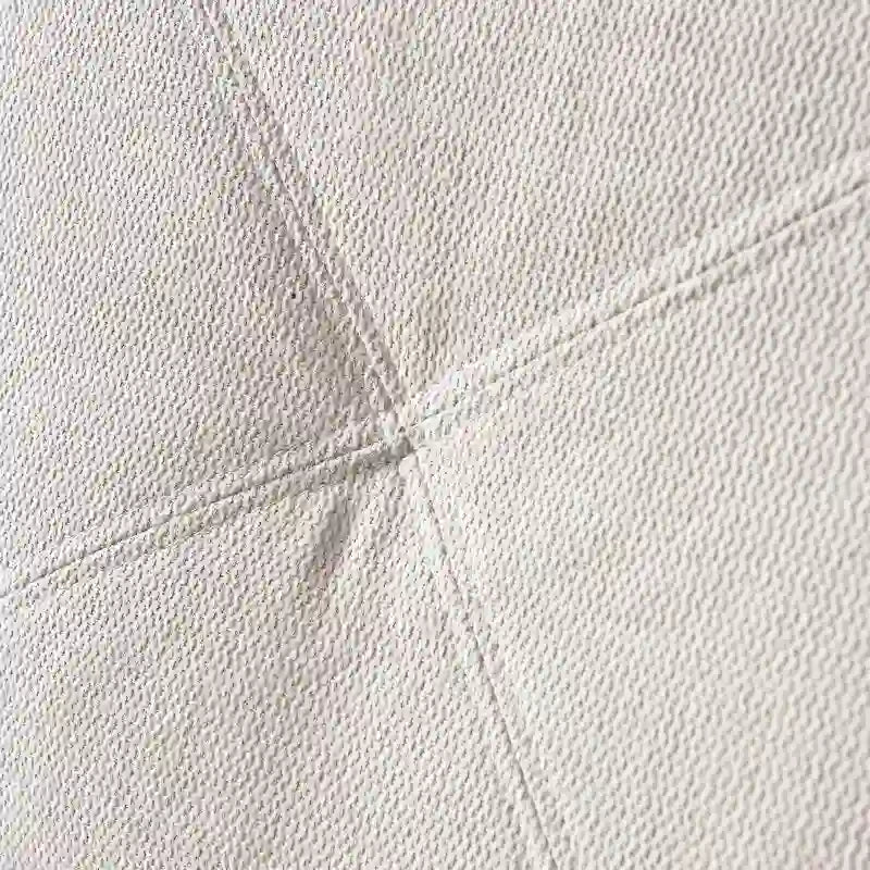 Linen Fabric Faux Leather Sofa with Two Removable Storage Boxes