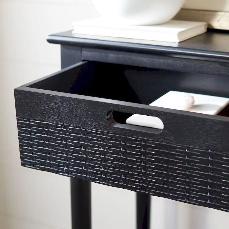 SAFAVIEH Lucetta 2-Drawer Console Table - 35.5 W x 13 L x 29.5 H - 36Wx13Dx30H