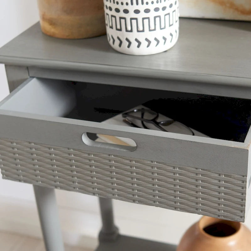 SAFAVIEH Lucetta 2-Drawer Console Table - 35.5 W x 13 L x 29.5 H - 36Wx13Dx30H