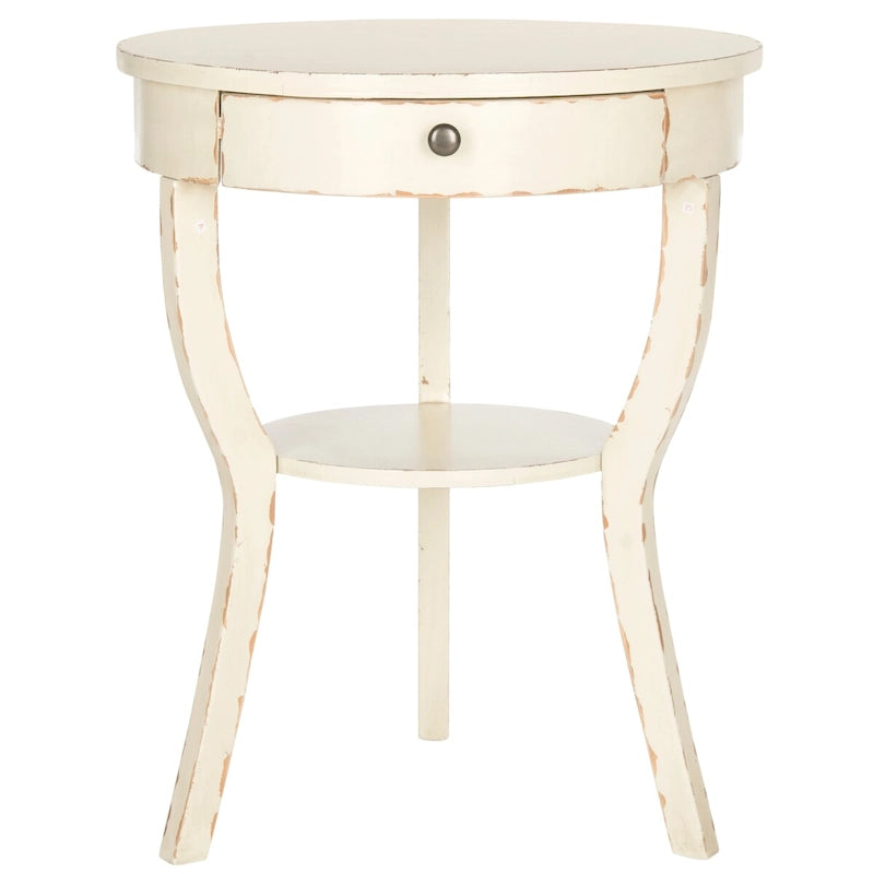 SAFAVIEH Mercedes End Table - 22 x 22 x 30.3 - 22Wx22Dx30H