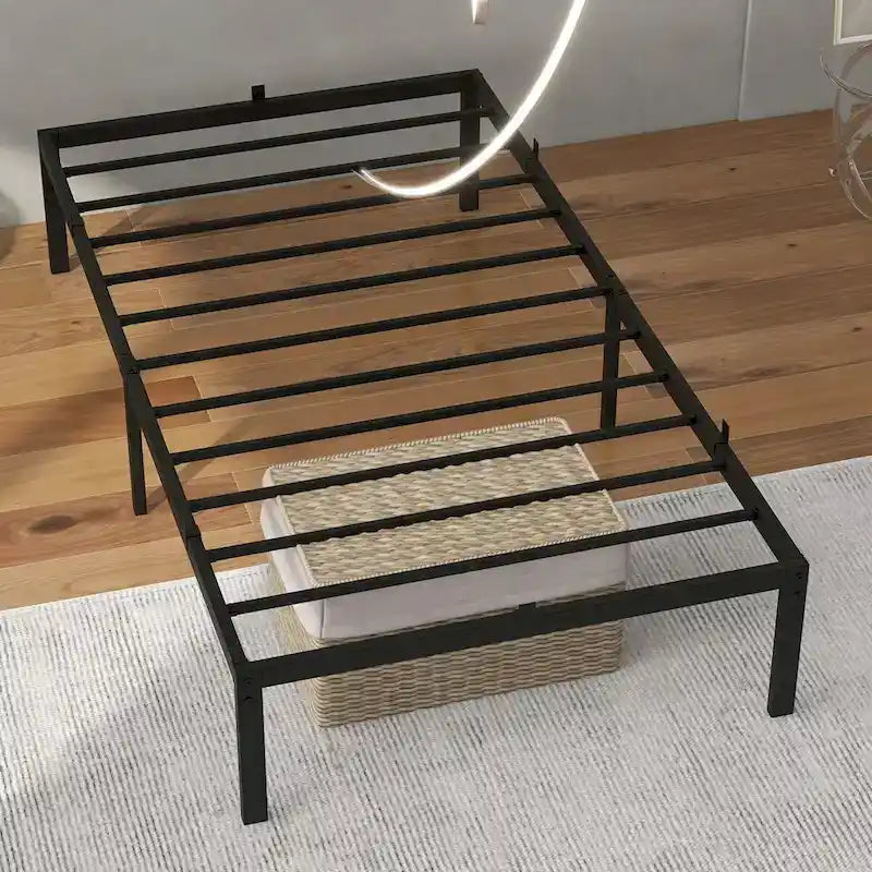 14 Inch Heavy Duty Metal Platform Bed Frame, No Box Spring Needed