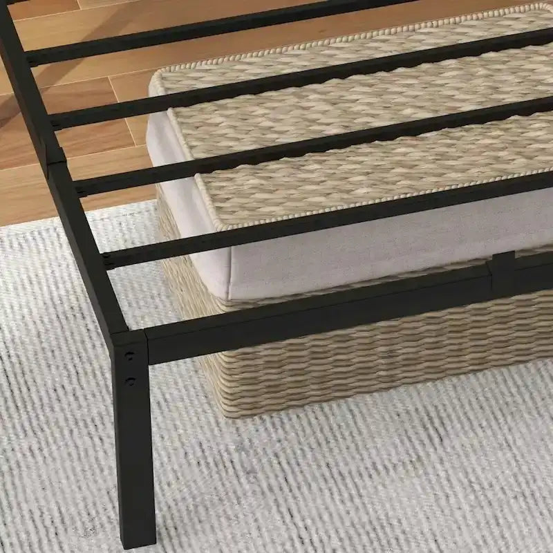 14 Inch Heavy Duty Metal Platform Bed Frame, No Box Spring Needed