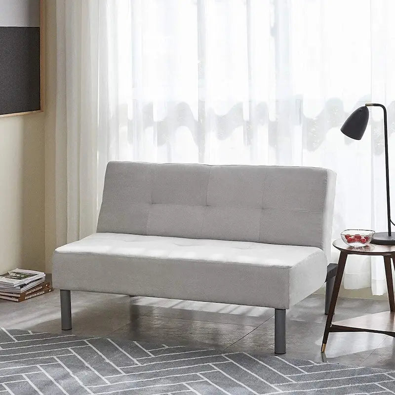 College Mini-Futon - Glacier Gray by DormCo