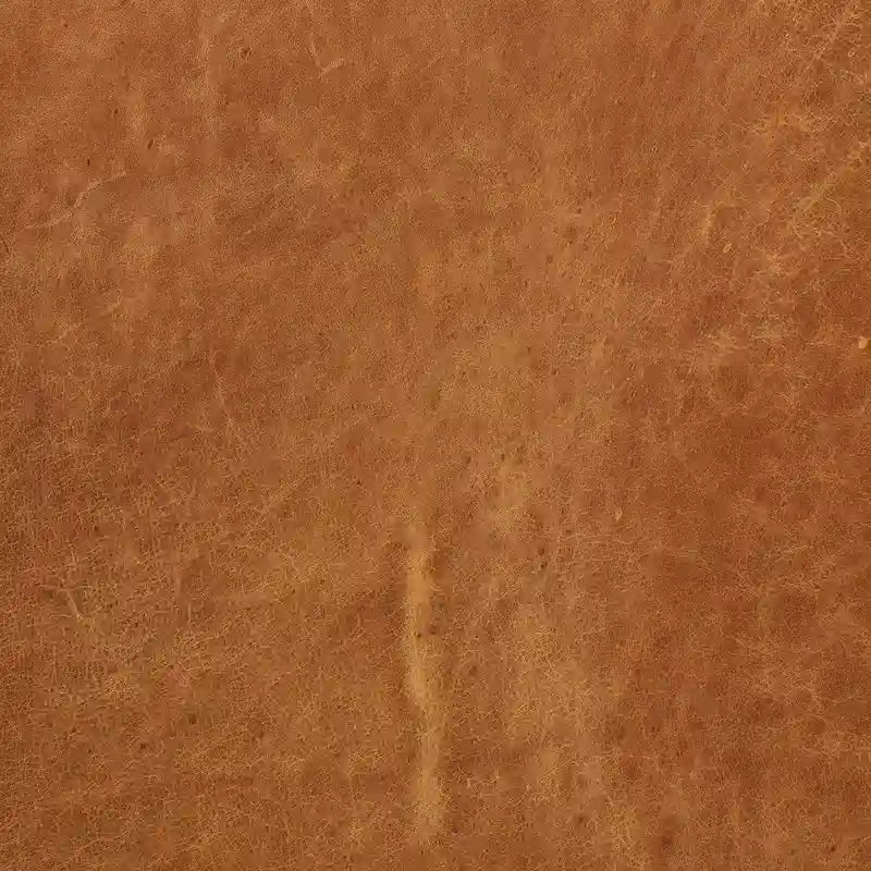 Poly & Bark Argan 93 Sofa in Cognac Tan - Full Grain Genuine Italian Leather